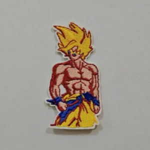 Embroidered Iron on Patch - Anime Super Saiyan