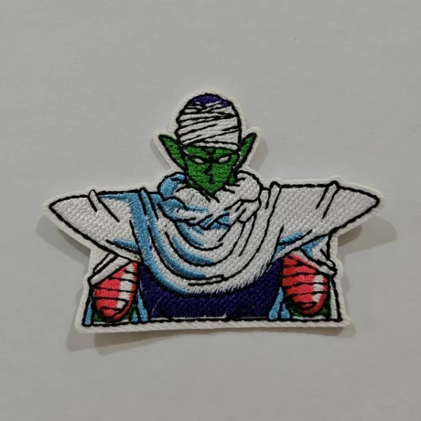 Embroidered Iron on Patch - Anime Namekian Warrior