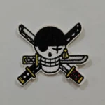 Embroidered Iron on Patch - Anime Jolly Roger