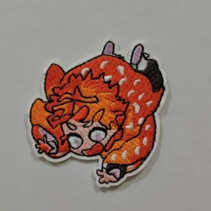 Embroidered Iron on Patch - Anime Swordsman