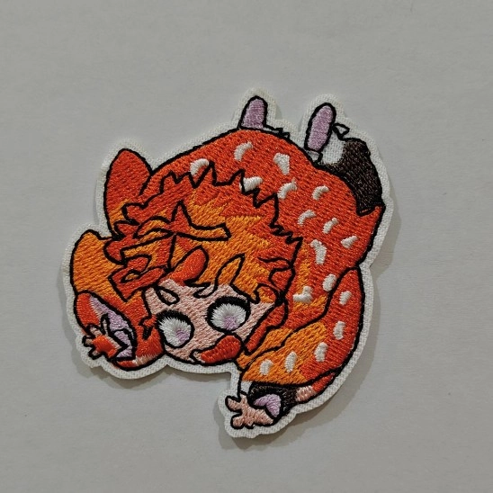 Embroidered Iron on Patch - Anime Swordsman