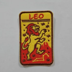 Embroidered Iron on Patch - Leo
