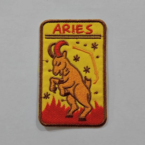 Embroidered Iron on Patch - Aries
