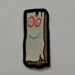 Embroidered Iron on Patch - Wooden Plank