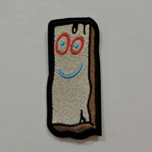 Embroidered Iron on Patch - Wooden Plank