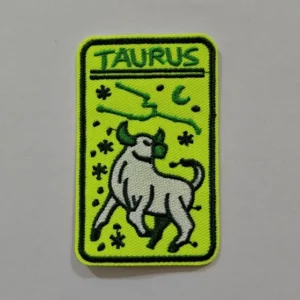 Embroidered Iron on Patch - Taurus