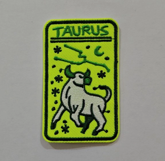 Embroidered Iron on Patch - Taurus
