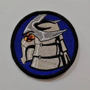 Embroidered Iron on Patch - Ninja Clan Helmet