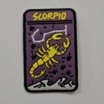 Embroidered Iron on Patch - Scorpio
