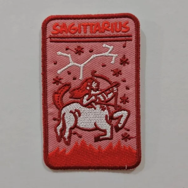 Embroidered Iron on Patch - Sagittarius