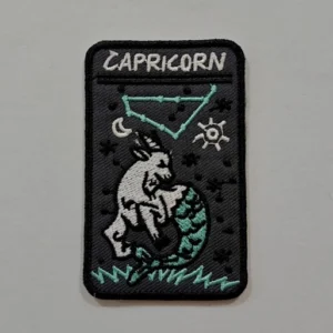 Embroidered Iron-on Patch - Capricorn