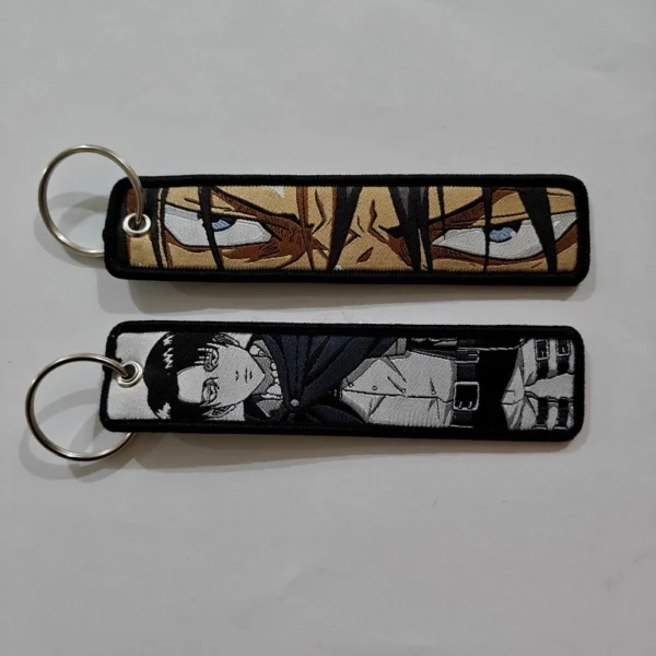 Embroidered Keychain - Anime AoT