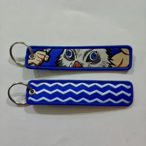 Embroidered Keychain - Anime Swordsman