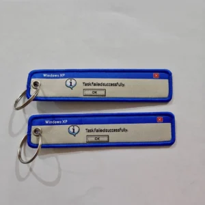 Embroidered Keychain - OS Error