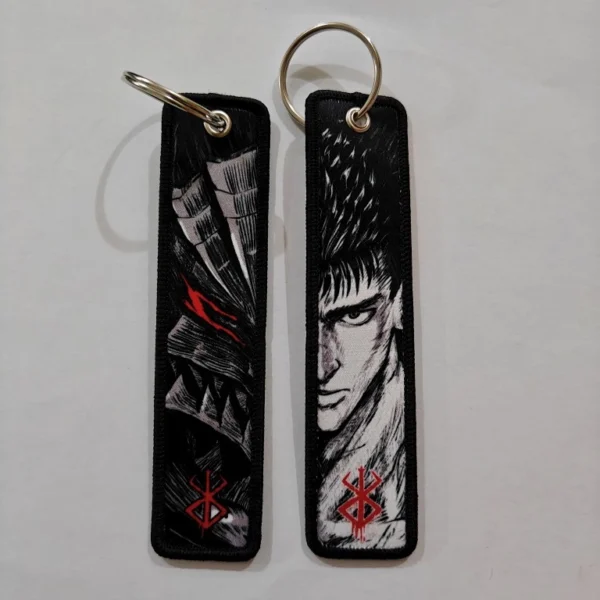 Embroidered Keychain - Anime Dark Fantasy