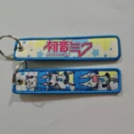 Embroidered Keychain - Singer Miku