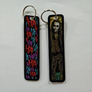 Embroidered Keychain - Comic Villian