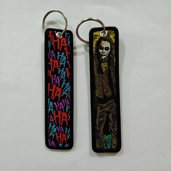 Embroidered Keychain - Comic Villian
