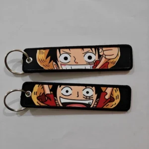 Embroidered Keychain - Anime Strawhat