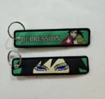 Embroidered Keychain - Anime Depression