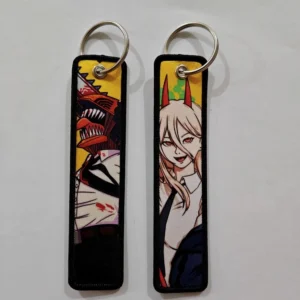 Embroidered Keychain - Anime Devil Hunter