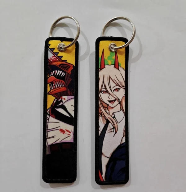Embroidered Keychain - Anime Devil Hunter