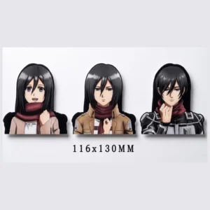 3D/Lenticular Motion Sticker - AoT Mikasa