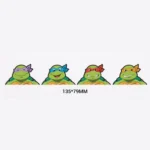 3D/Lenticular Motion Sticker - TMNT