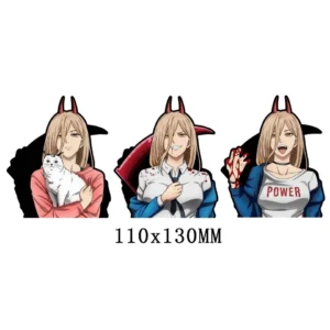 3D/Lenticular Motion Sticker - Anime Chainsaw